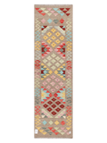 Darya-yi Neeli, Maimana Kilim Runner - 202 × 58 cm (6'8" x 1'11")