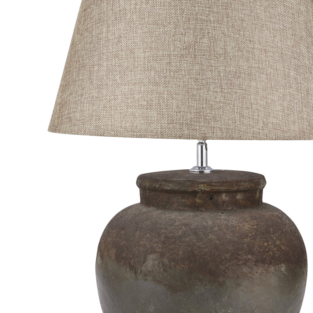 Castello Aged Stone Ceramic Table Lamp-2