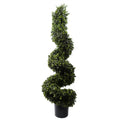 Leaf 120cm Spiral Boxwood Artificial Tree UV Resistant Outdoor-0