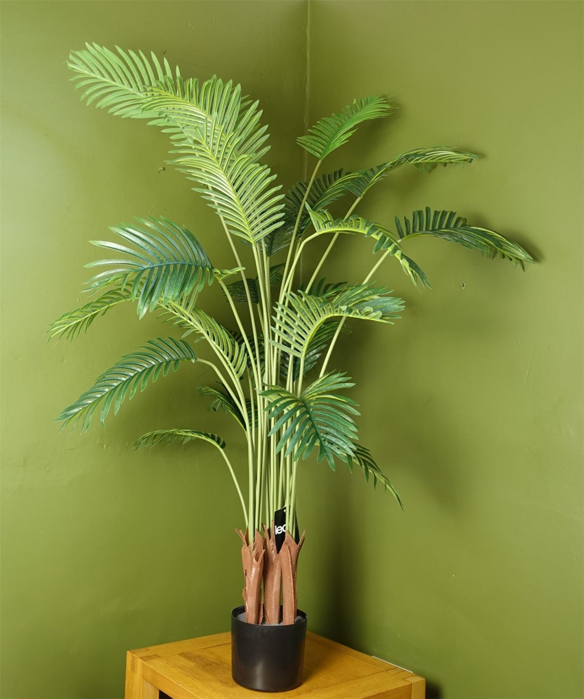 Artificial Areca Palm Tree Potted in Black Pot 150cm Botanik-2