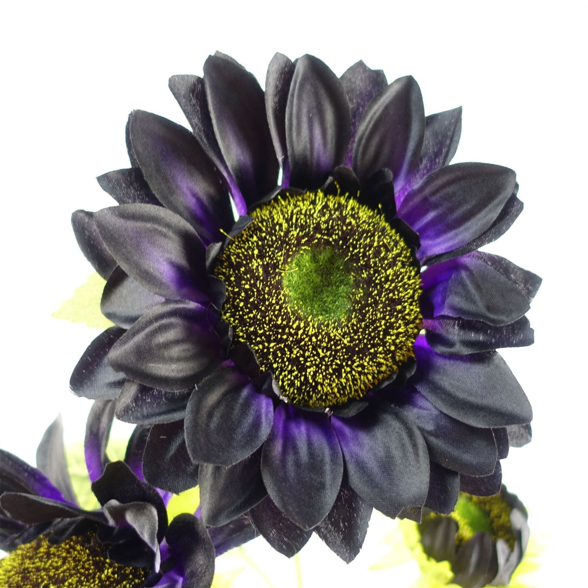 100cm Purple Artificial Sunflower Arrangement Glass Vase - Premium Quality-1