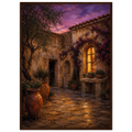 MEDITERRANEAN STUDIES — Night Courtyard, Framed Art Print-5