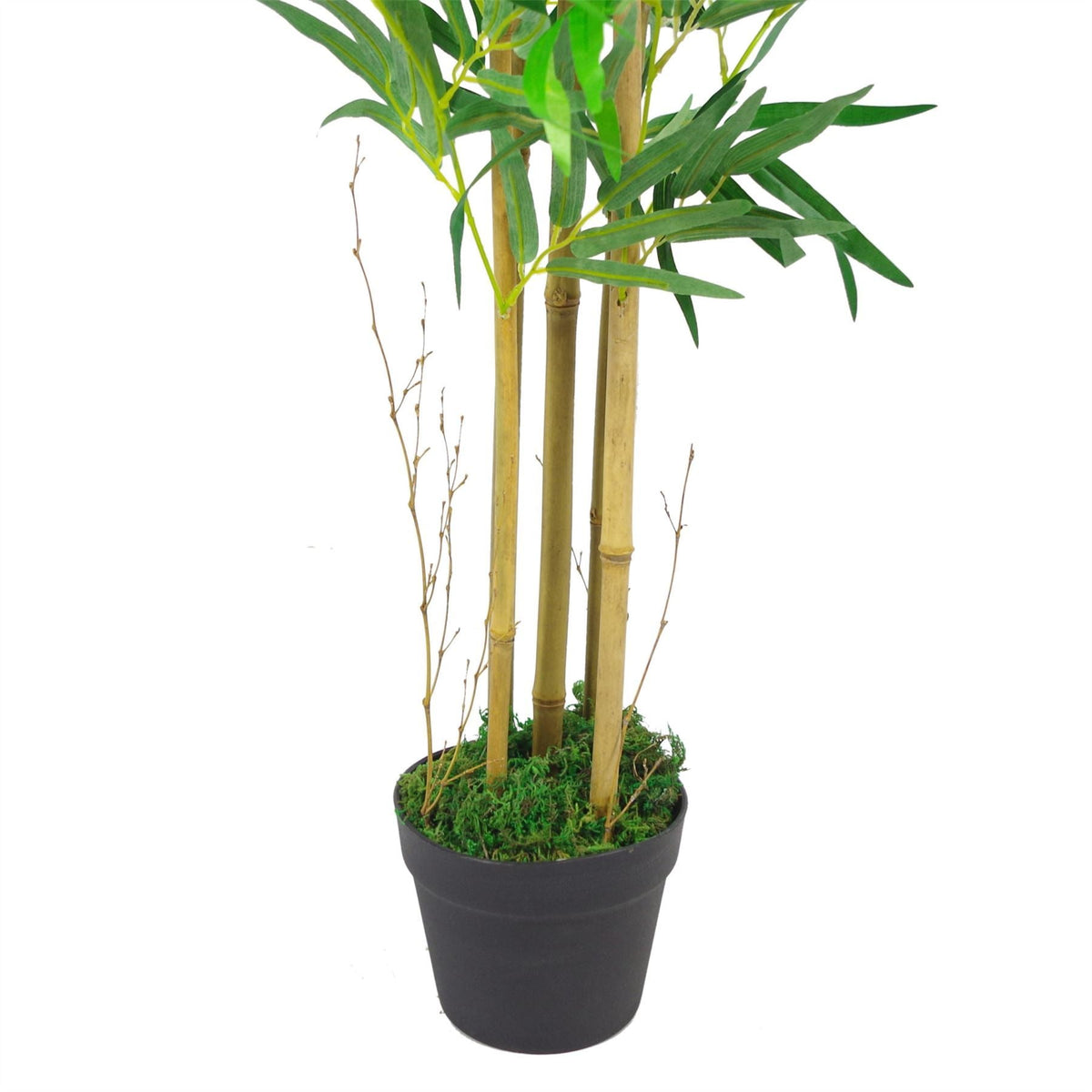 Artificial Bamboo Plants Trees 120cm Real Bamboo Canes-2