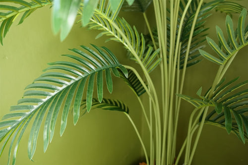 Artificial Areca Palm Tree Potted in Black Pot 150cm Botanik-1