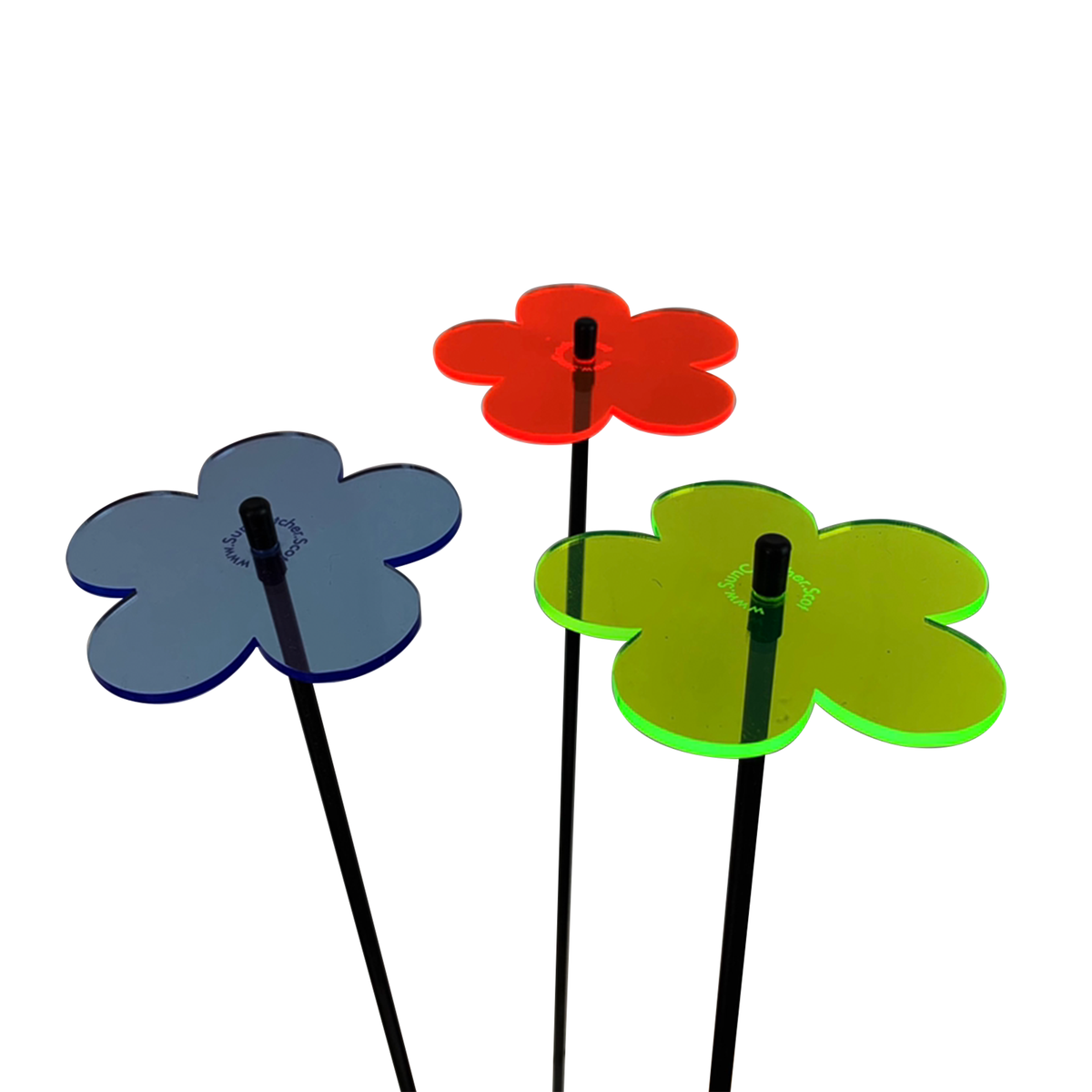 Garden Décor Ornaments Set of 3 'Blossoms'-7