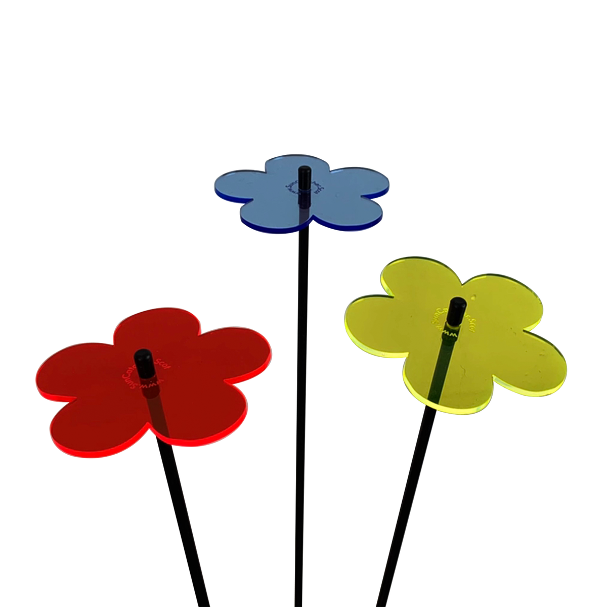 Garden Décor Ornaments Set of 3 'Blossoms'-8