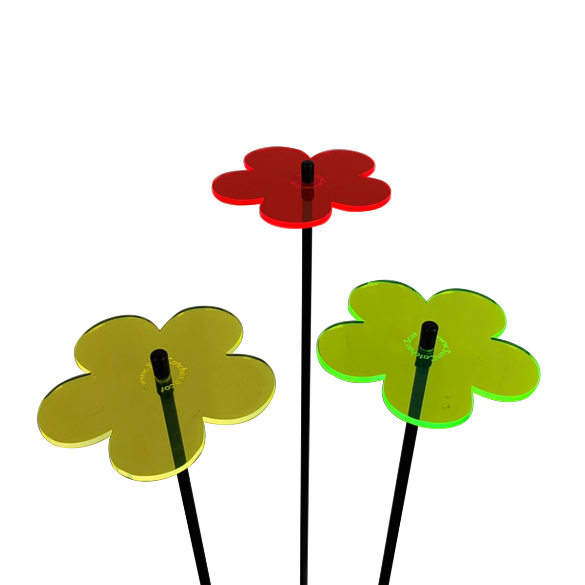 Garden Décor Ornaments Set of 3 'Blossoms'-5