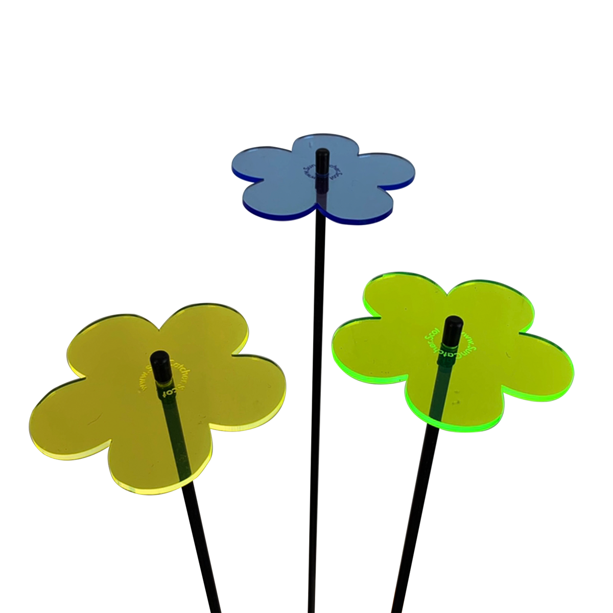Garden Décor Ornaments Set of 3 'Blossoms'-11
