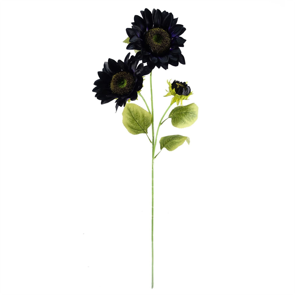 100cm Purple Artificial Sunflower Arrangement Glass Vase - Premium Quality-2