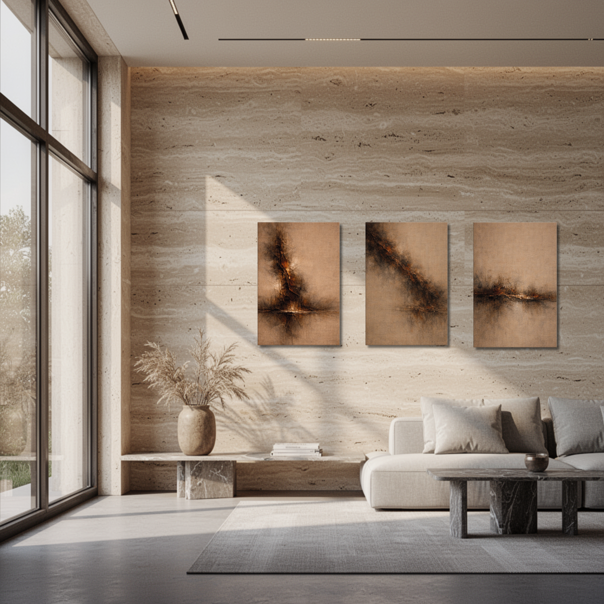STRATA — Structural Triptych (I, II, III)-3