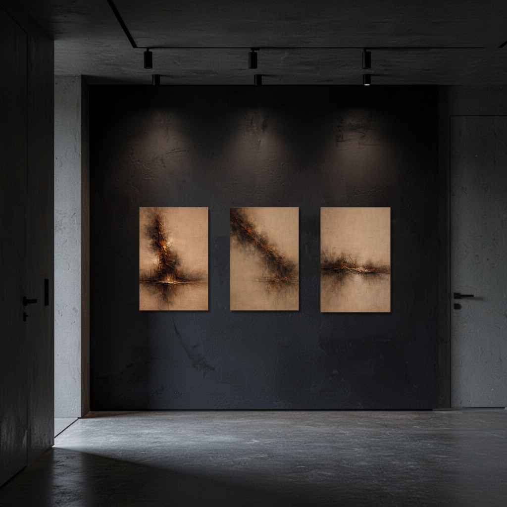 STRATA — Structural Triptych (I, II, III)-4