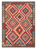 Kamaan-e Rustam, Maimana Kilim - 134 × 96 cm (4'5" x 3'2")-0