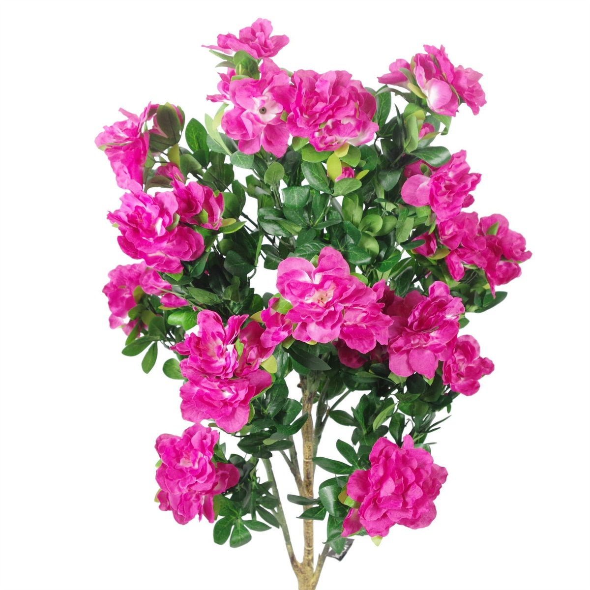 Artificial Blossom Tree Pink Copper Planter 100cm Realistic Plant Design Azalea Botanik-2