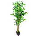 Artificial Bamboo Plants Trees 120cm Real Bamboo Canes-0