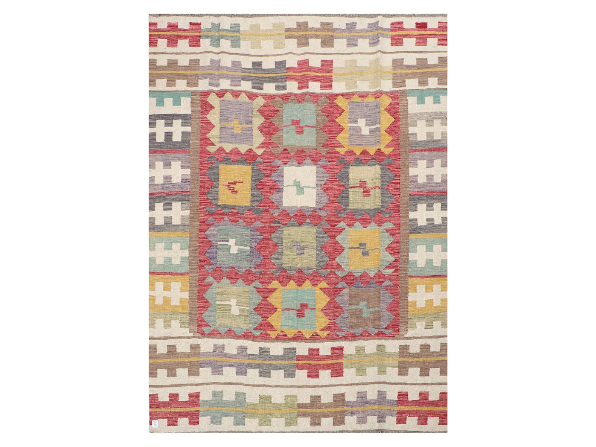 Darya-ye Roshan, Maimana Kilim - 249 × 181 cm (8'2" x 5'11")-0