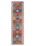 Kabutar-e Talayi, Maimana Kilim Runner - 282 × 78 cm (9'3" x 2'7")-0