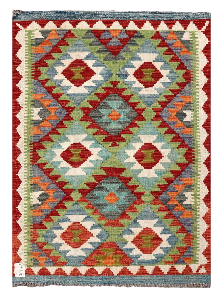 Jui-yi Aasmani, Maimana Kilim - 117 × 83 cm (3'10" x 2'9")-0
