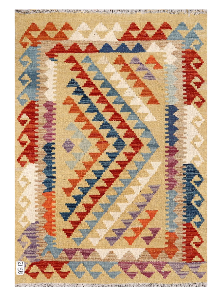 Shigufa-yi Sabaz, Maimana Kilim - 118 × 81 cm (3'10" x 2'8")-0