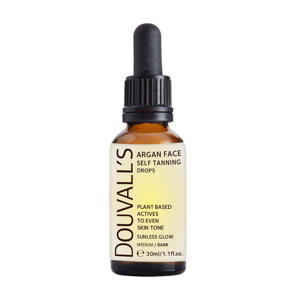 Argan Self Tanning Face Drops 30ml |Semi-permanent Self tanning drops