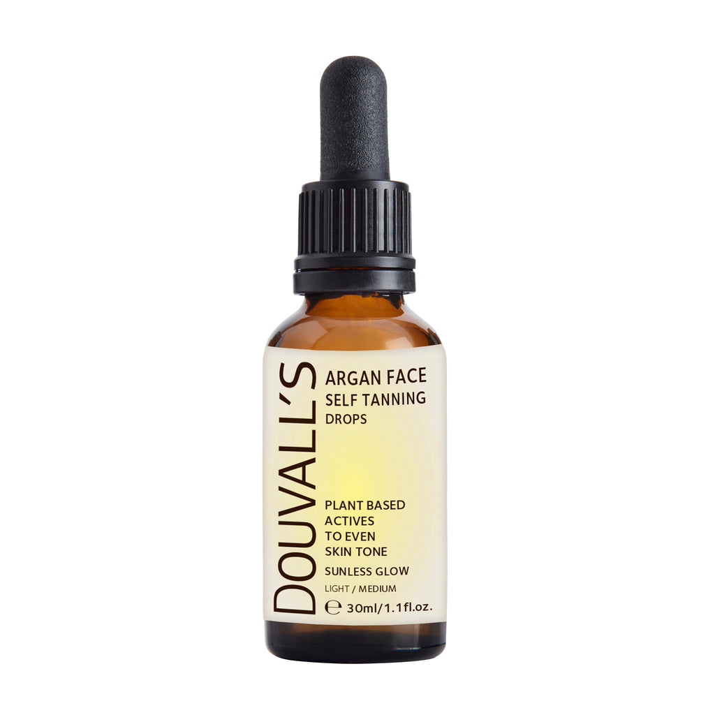 Argan Self Tanning Face Drops 30ml |Semi-permanent Self tanning drops