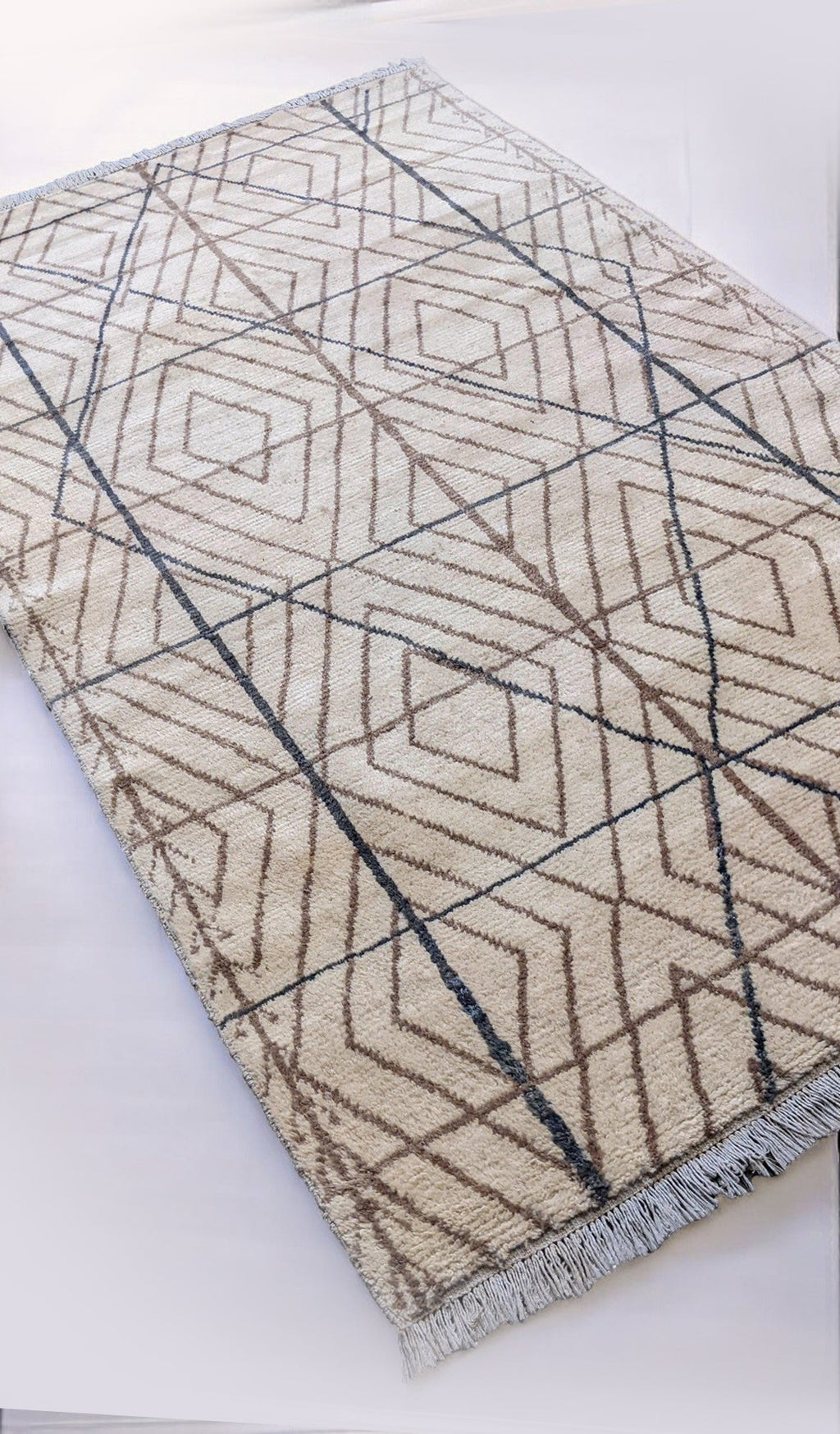 Tangier Hand Knotted Rug Sample - 30 x 30 cm-2