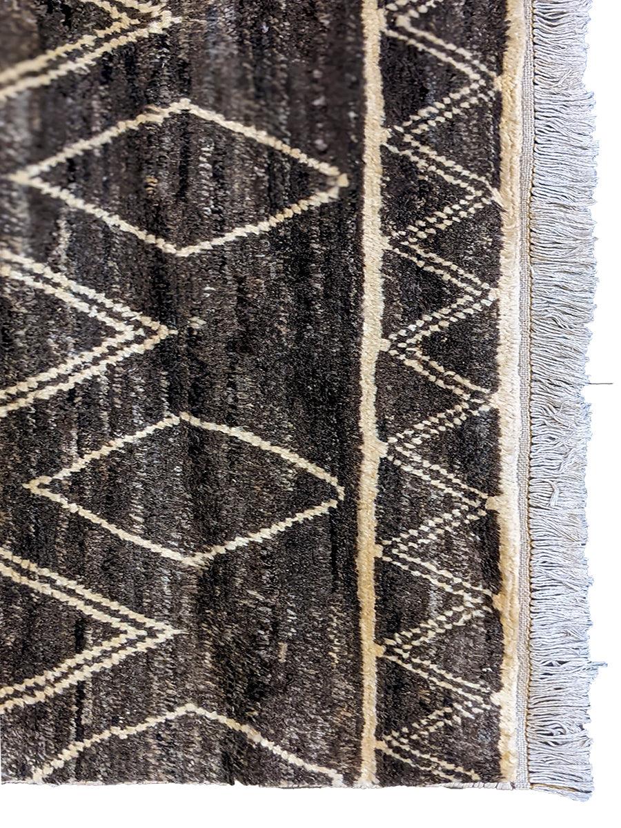 Meknes Hand Knotted Rug Sample - 30 x 30 cm-4