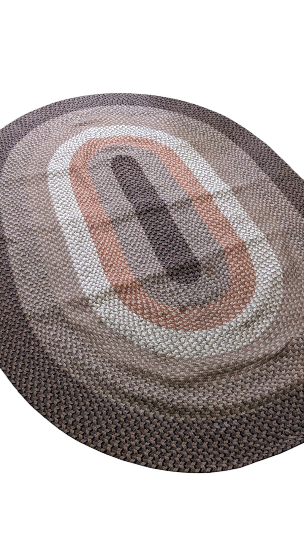 Braided Natural Jute Rug - 271 x 189 cm-4