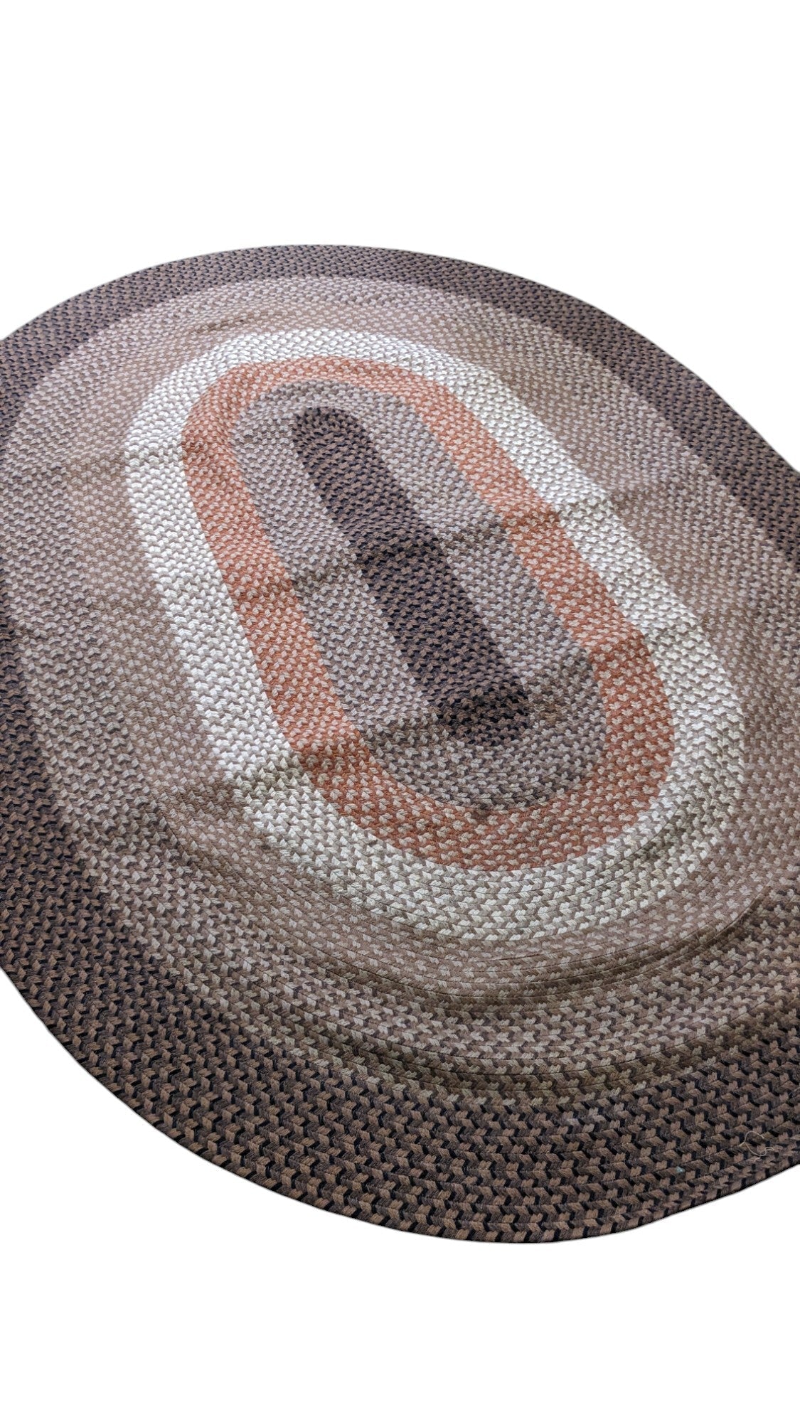 Braided Natural Jute Rug - 271 x 189 cm-4