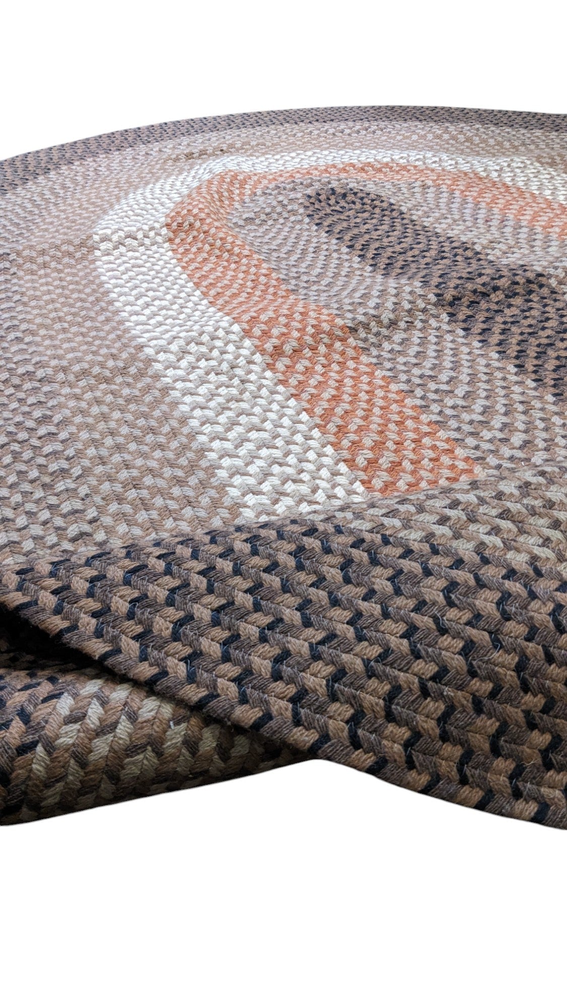 Braided Natural Jute Rug - 271 x 189 cm-2