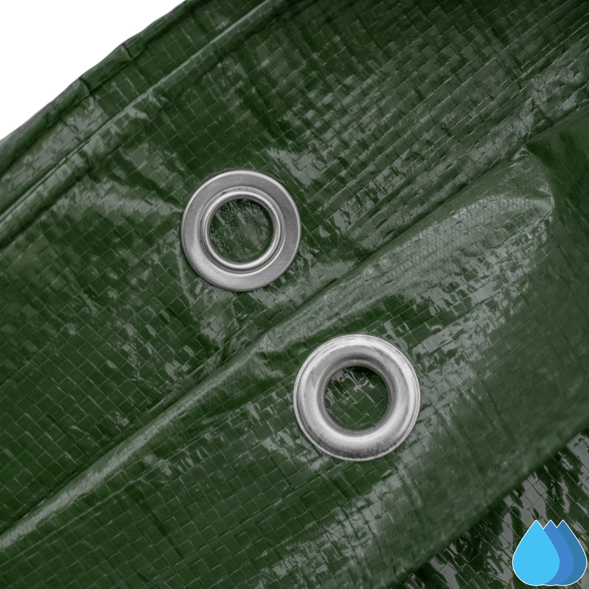 6m x 10m Green Tarpaulins, M-Grade 90 GSM-4