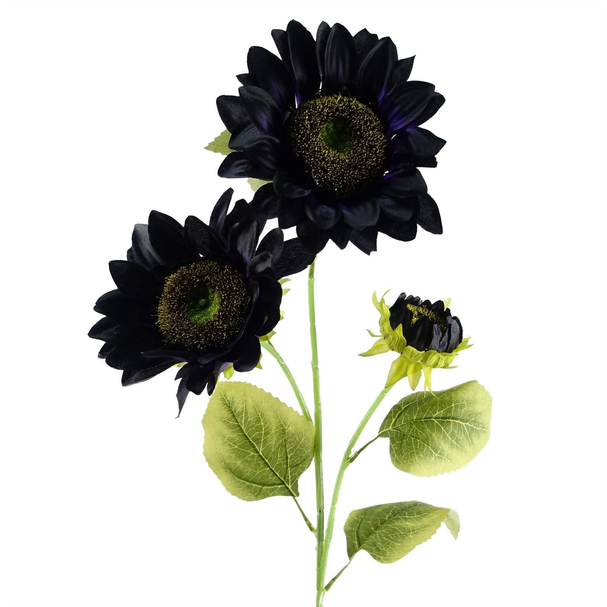 100cm Purple Artificial Sunflower Arrangement Glass Vase - Premium Quality-3