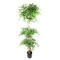 Artificial Ficus Extra Large Triple Ball Tree 6ft Botanik-0