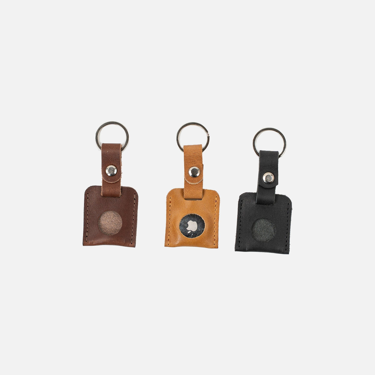 Gift Set: Leather AirTag Keyrings